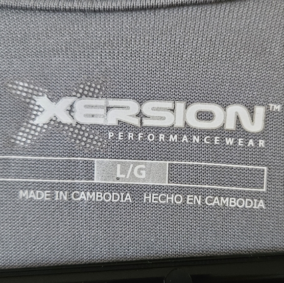 Xersion performance wear grey racerback tank top grey breathable Dri-More Large - Picture 4 of 7